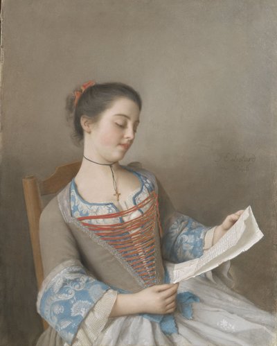 La Liseuse by Jean Étienne Liotard